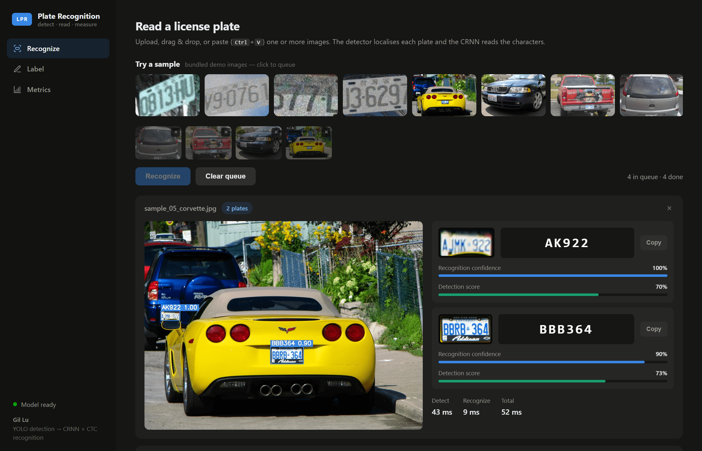 License Plate Recognition preview